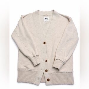 Aerie Oversized Cream Cardigan XS – Relaxed Fit Fits Up to Medium